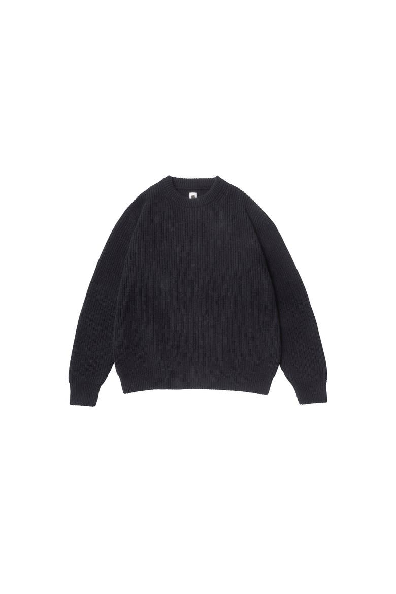 Baby Alpaca Sweater, Main, color, Black