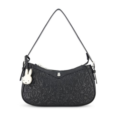 Miffy Quilted PU Shoulder Bag with Charm
