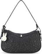 Daniele Nicole Miffy Quilted PU Shoulder Bag with Charm