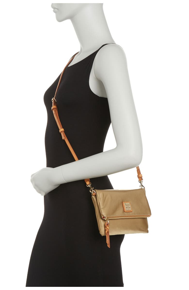 Dooney & Bourke Foldover Zip Nylon Crossbody Bag, Alternate, color,