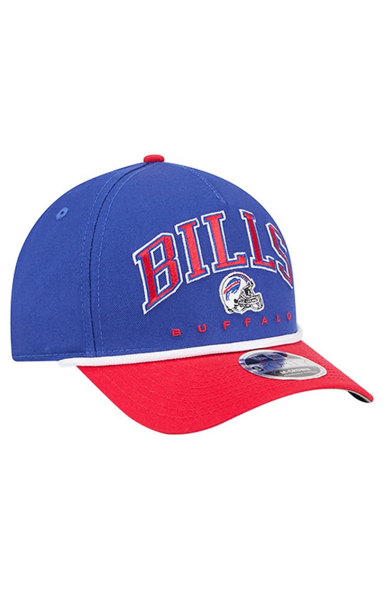New Era Men
s New Era  Royal Buffalo Bills  Arch COOLERA 9FORTY A-Frame M-Crown Adjustable Hat, Alternate, color, Royal