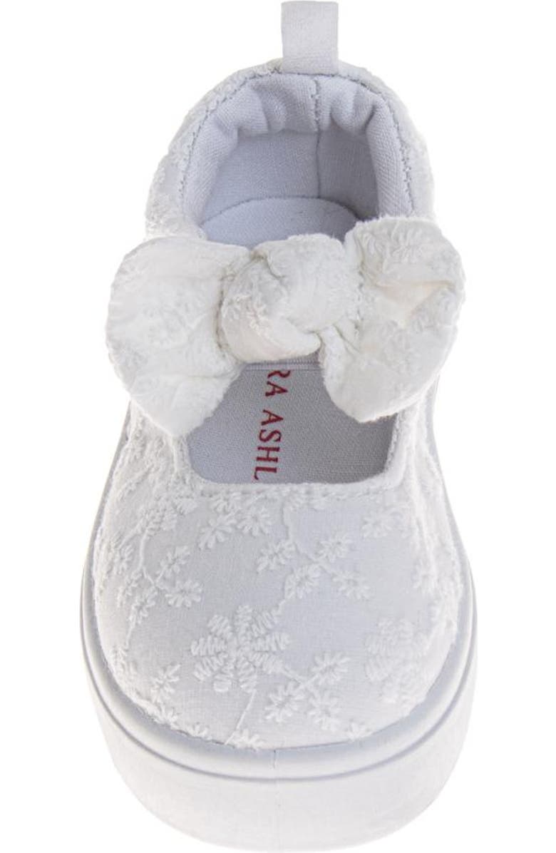 Laura Ashley Girls' MJ Style Sneakers., Alternate, color, White