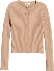 Open Edit Rib Cardigan