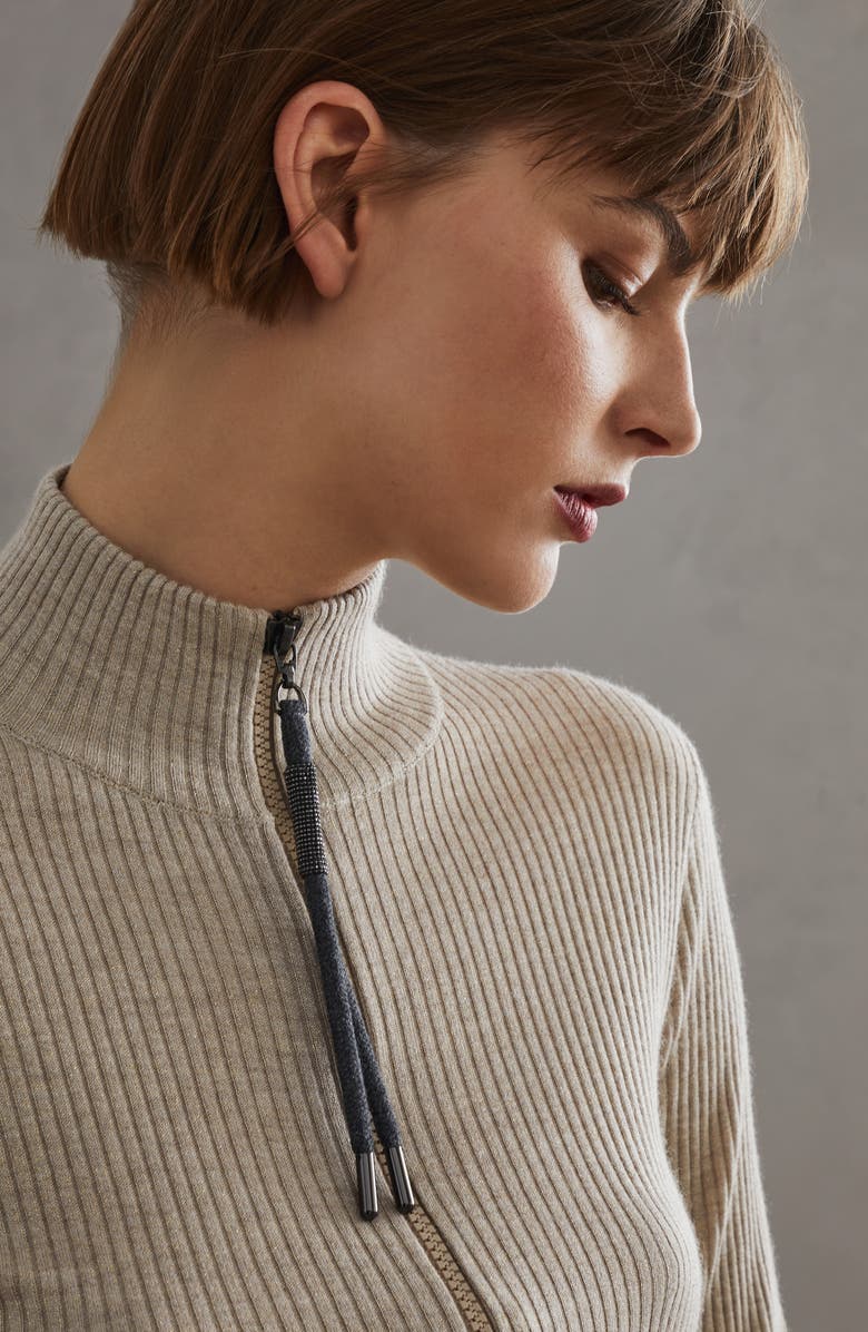 Brunello Cucinelli Lightweight cardigan, Alternate, color, 