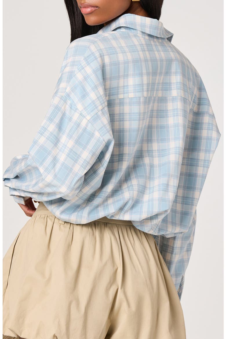 Jensen Plaid Woven Shirt, Alternate, color, BLUE PLAID