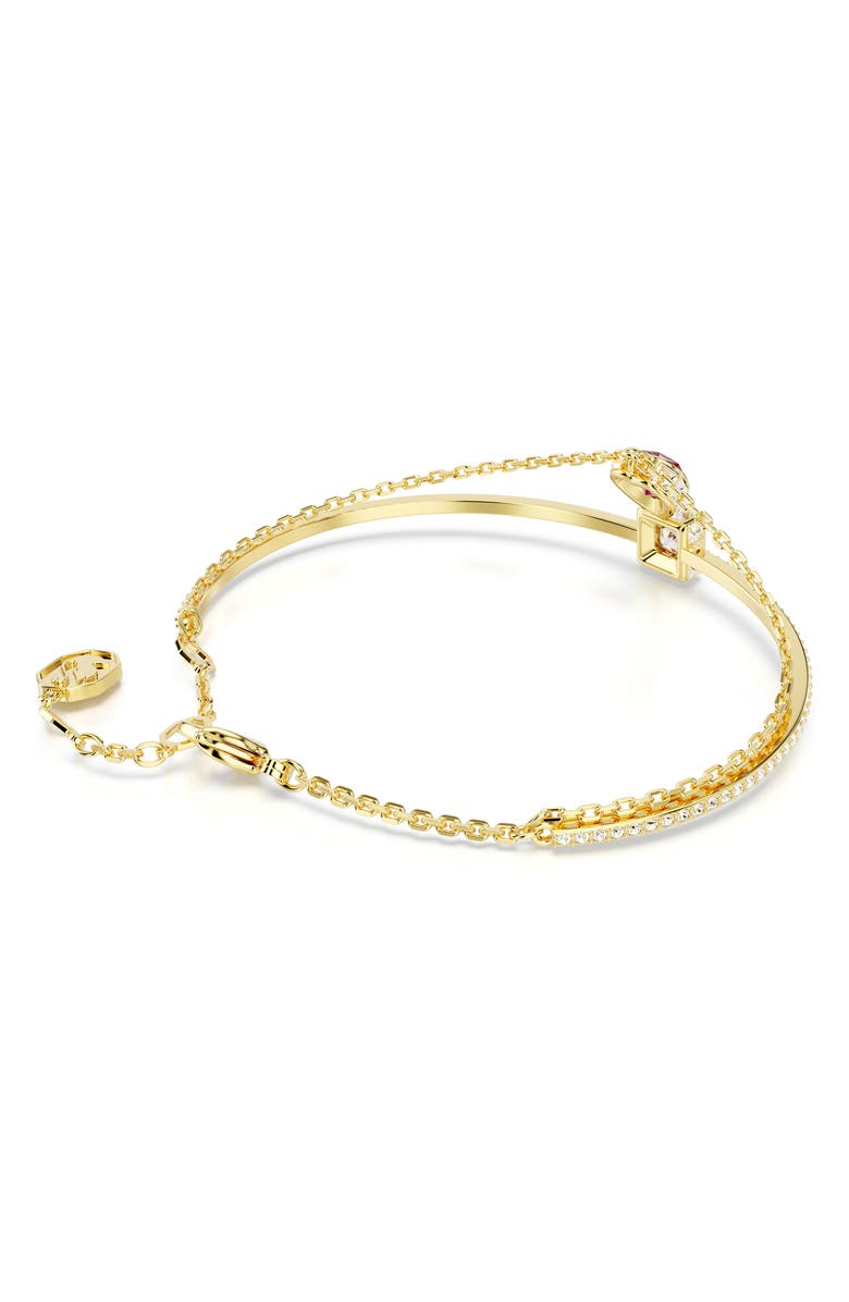 Swarovski Chroma Crystal Embellished Layered Bracelet, Alternate, color, Red