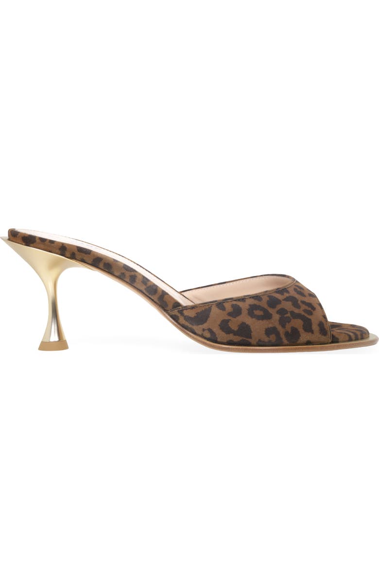 BETZÁBE Jenni Sandal, Alternate, color, Brown Leopard Suede Matte