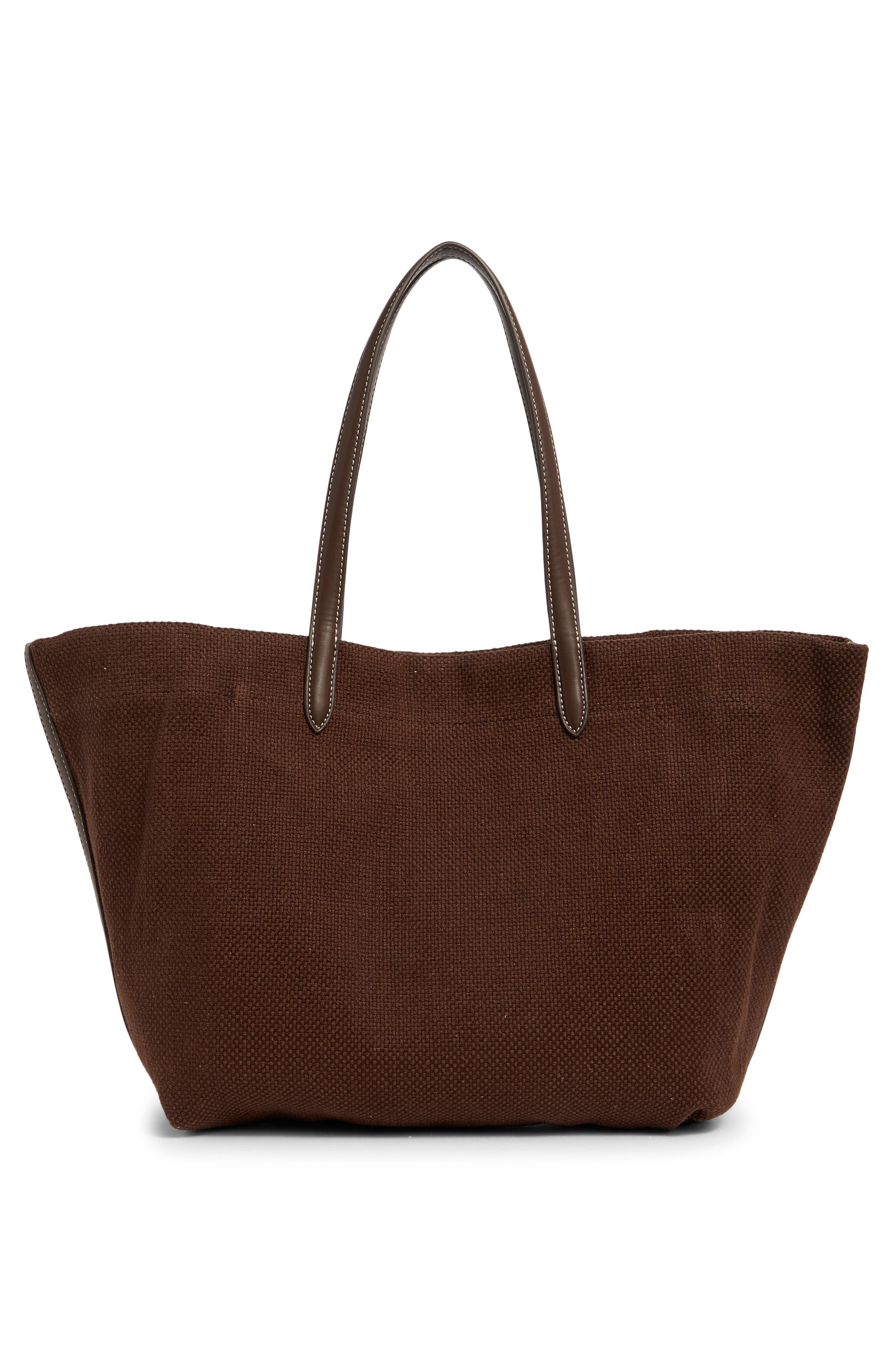 Sam Edelman Claire Classic Logo Tote, Alternate, color, Dark Brown