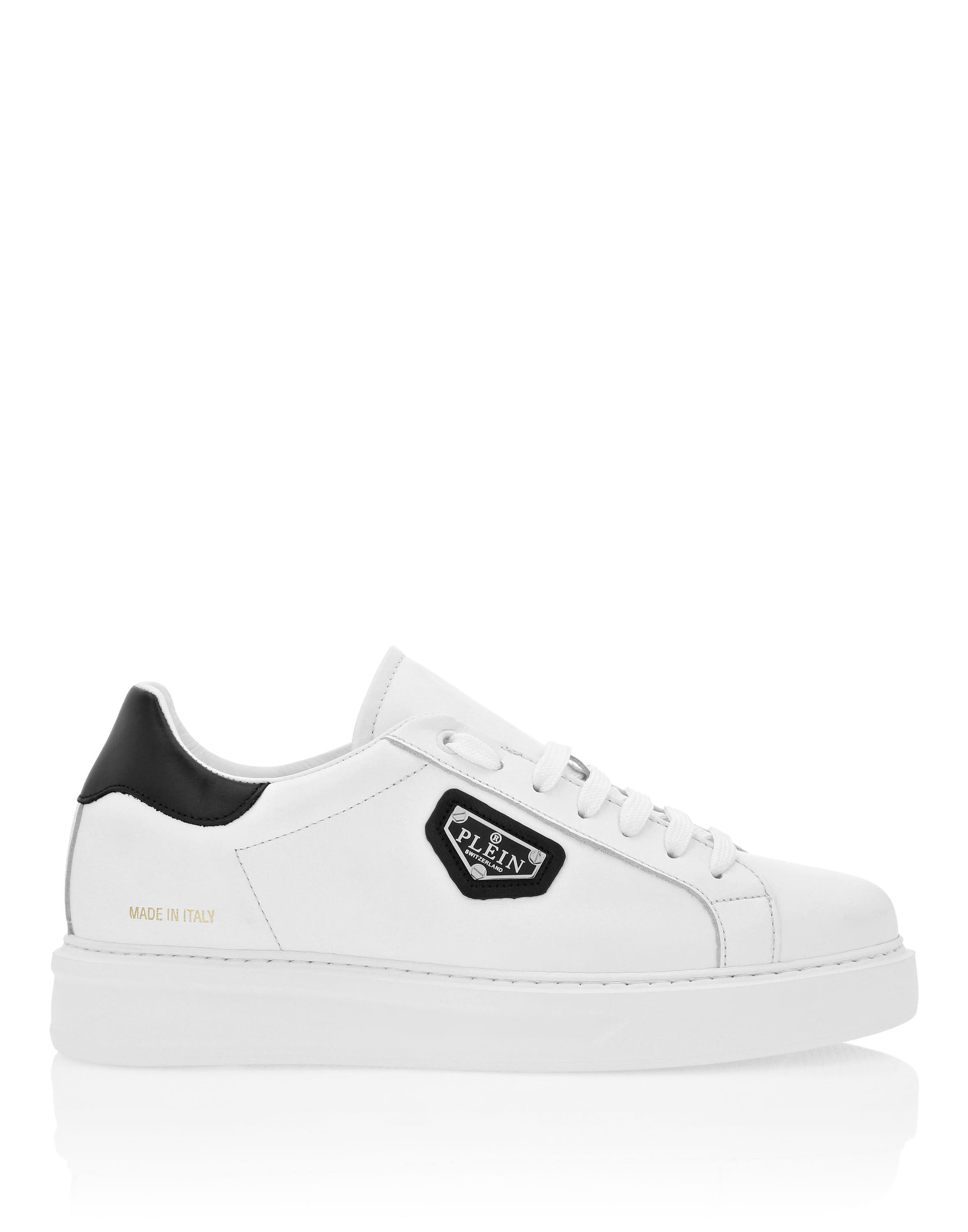 Low-Top Sneakers Titan Plein Unisex, Alternate, color, white/black