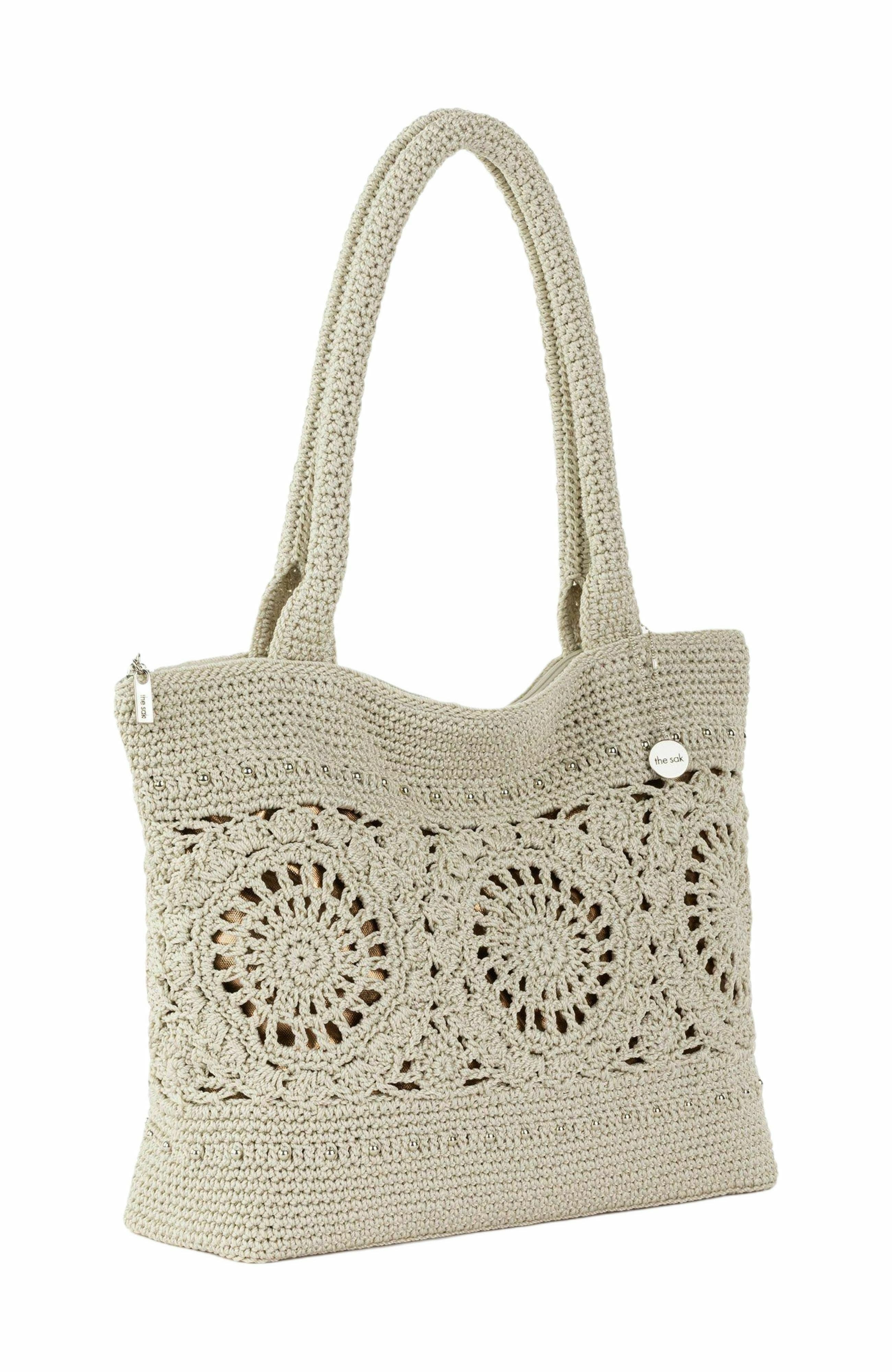 The Sak Crafted Classics Carryall Bag, Alternate, color, Natural Medallion