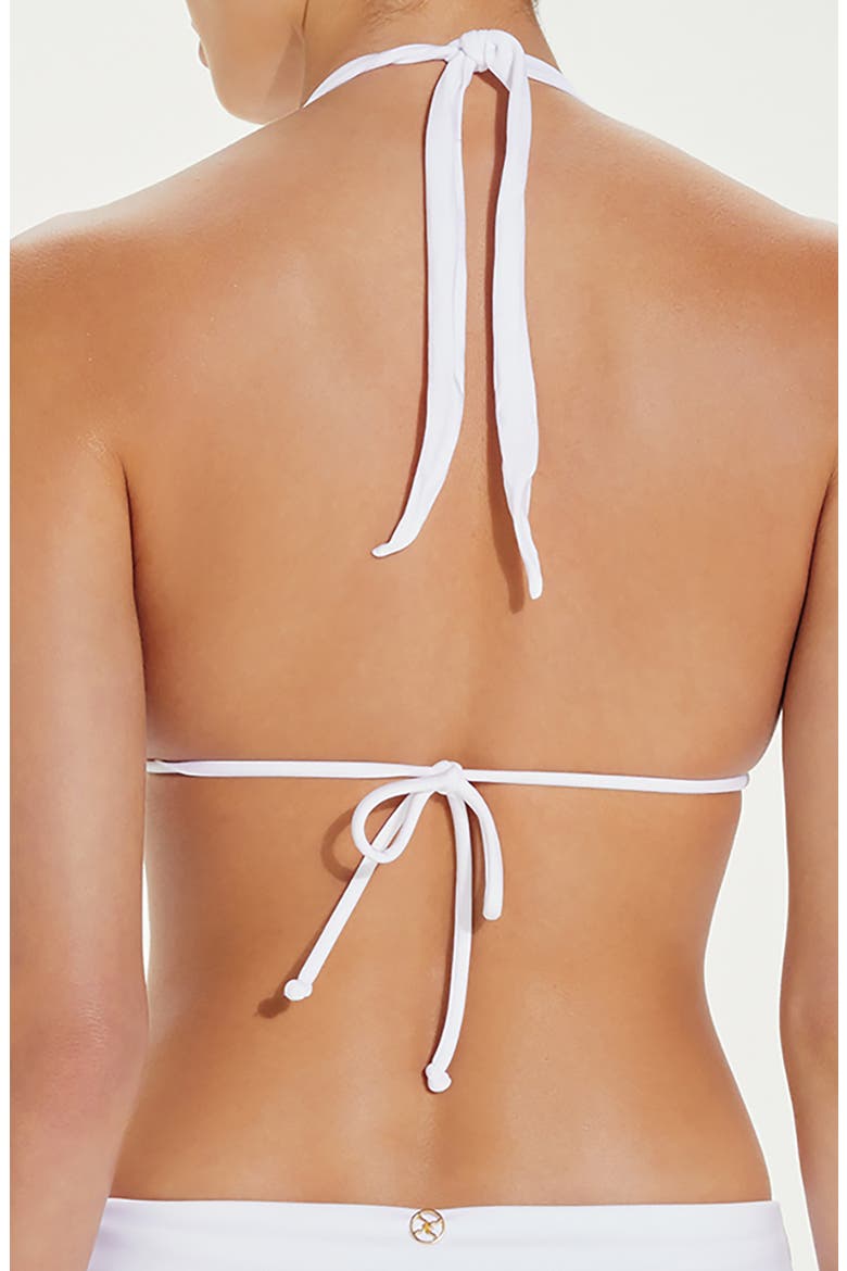 Bia Tube Halter Bikini Top, Alternate, color, WHITE