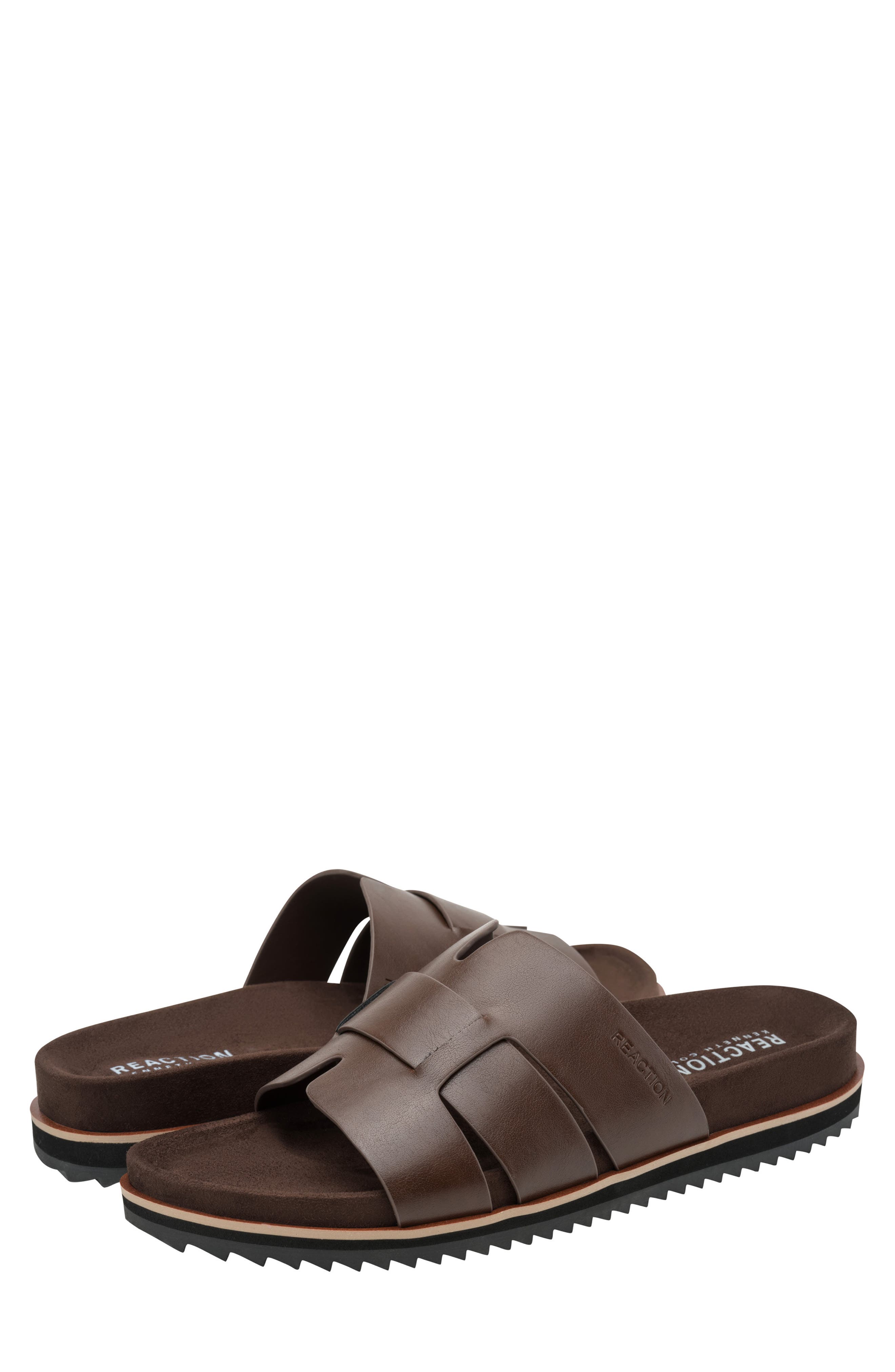 Kenneth Cole Reaction Calen Slide Sandal, Alternate, color, Medium Brown