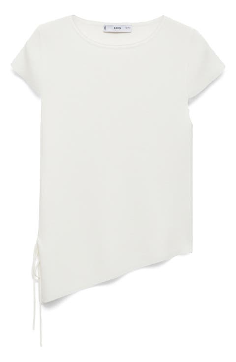 Pepa Side Tie Rib Top