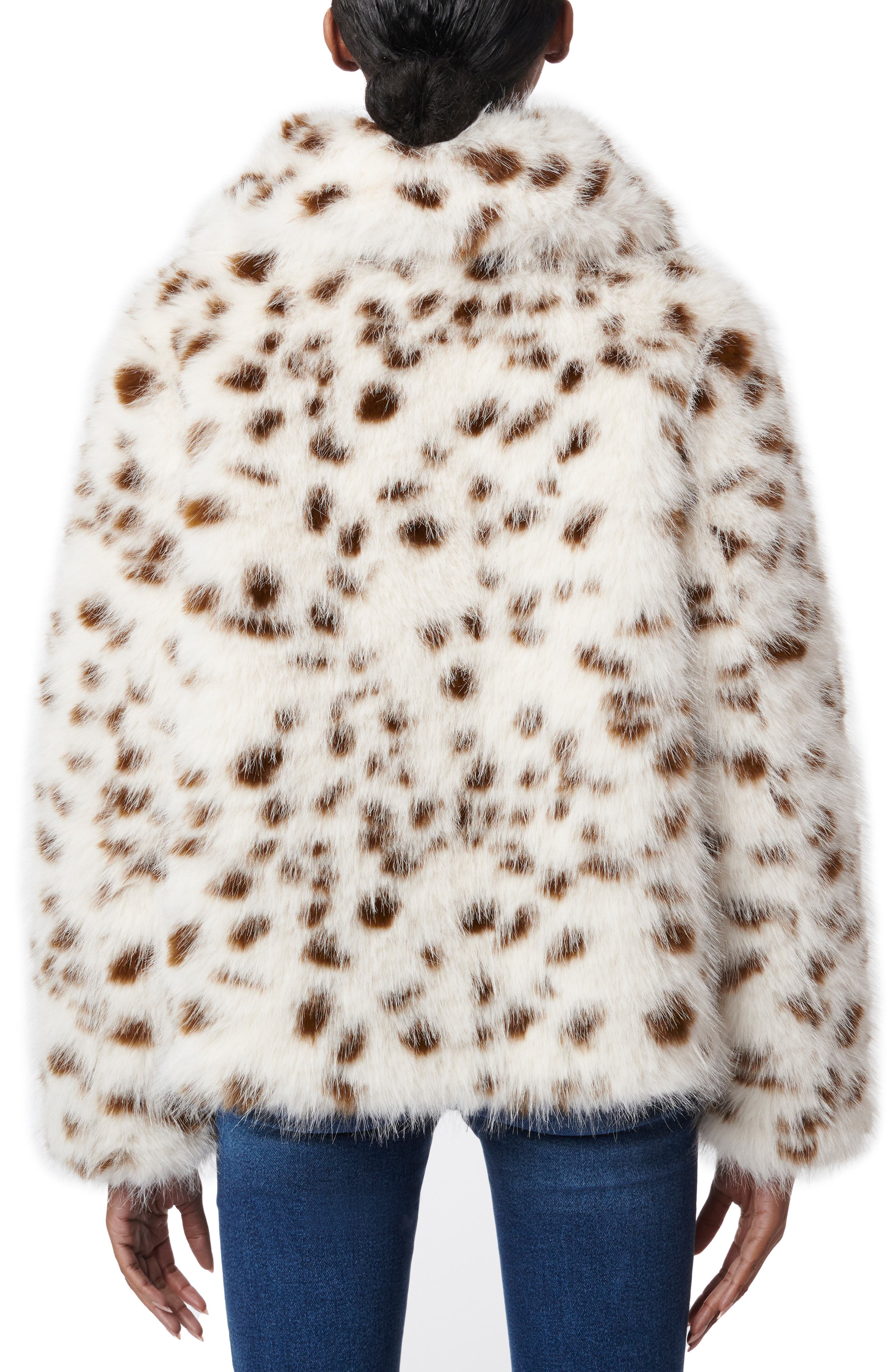 Bernardo Animal Print Faux Fur Jacket (Women) | Nordstromrack
