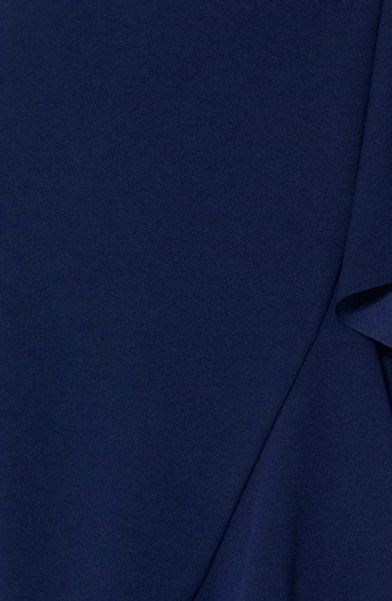 Xscape Evenings Off the Shoulder Midi Cocktail Dress, Alternate, color,