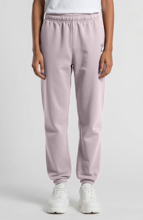 Heartly Ghost Midweight Relaxed Fleece Track Pants