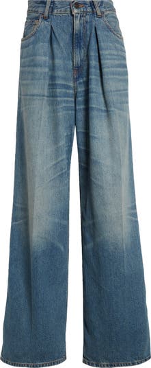 Haikure Candy Pleated Wide Leg Jeans | Nordstrom