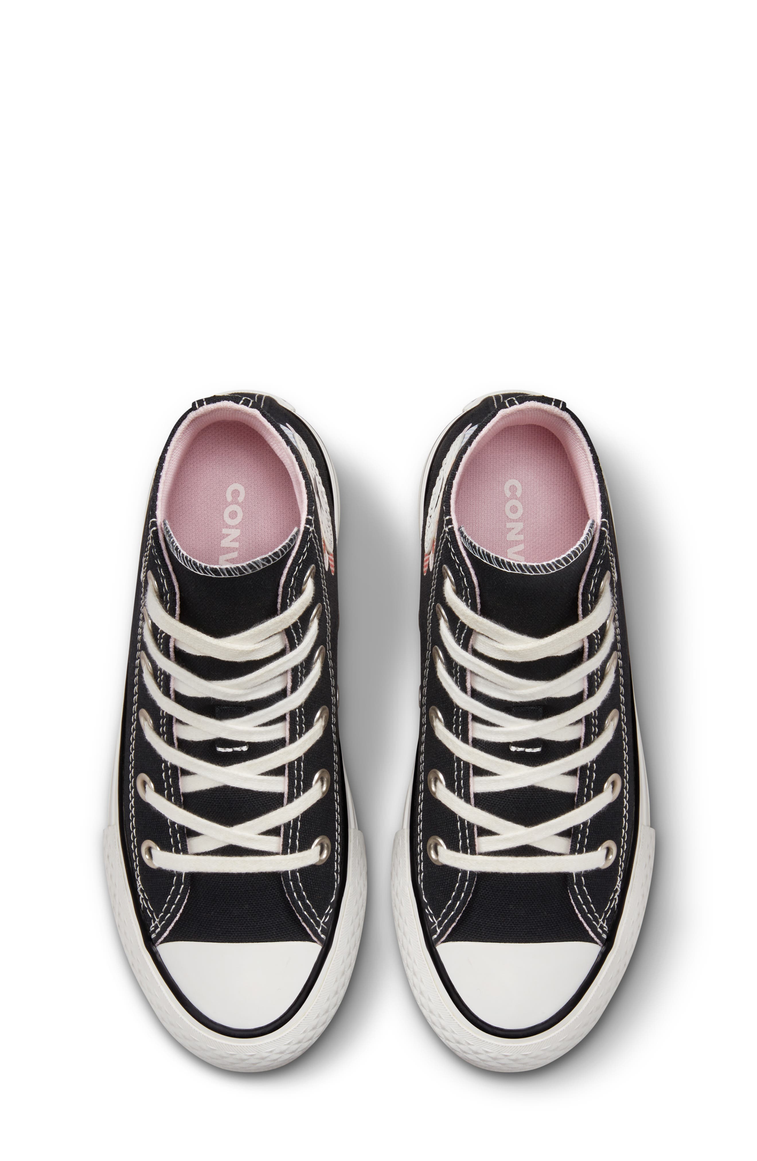 Converse Kids
 Chuck Taylor<sup
®</sup
 All Star<sup
®</sup
 EVA Lift High Top Platform Sneaker, Alternate, color, 