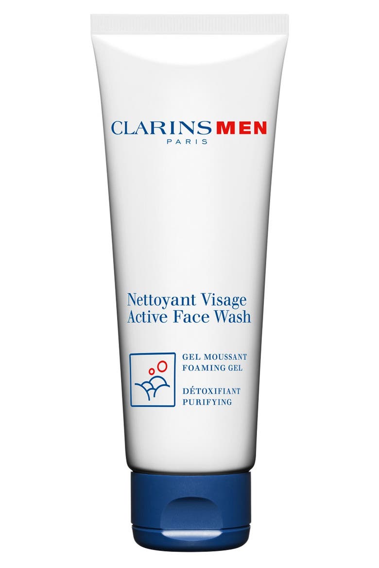 Active Men's Face Wash, Main, color, NO COLOR