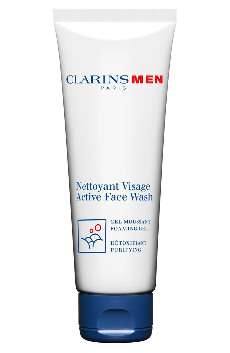 Clarins Active Men's Face Wash, Main, color,