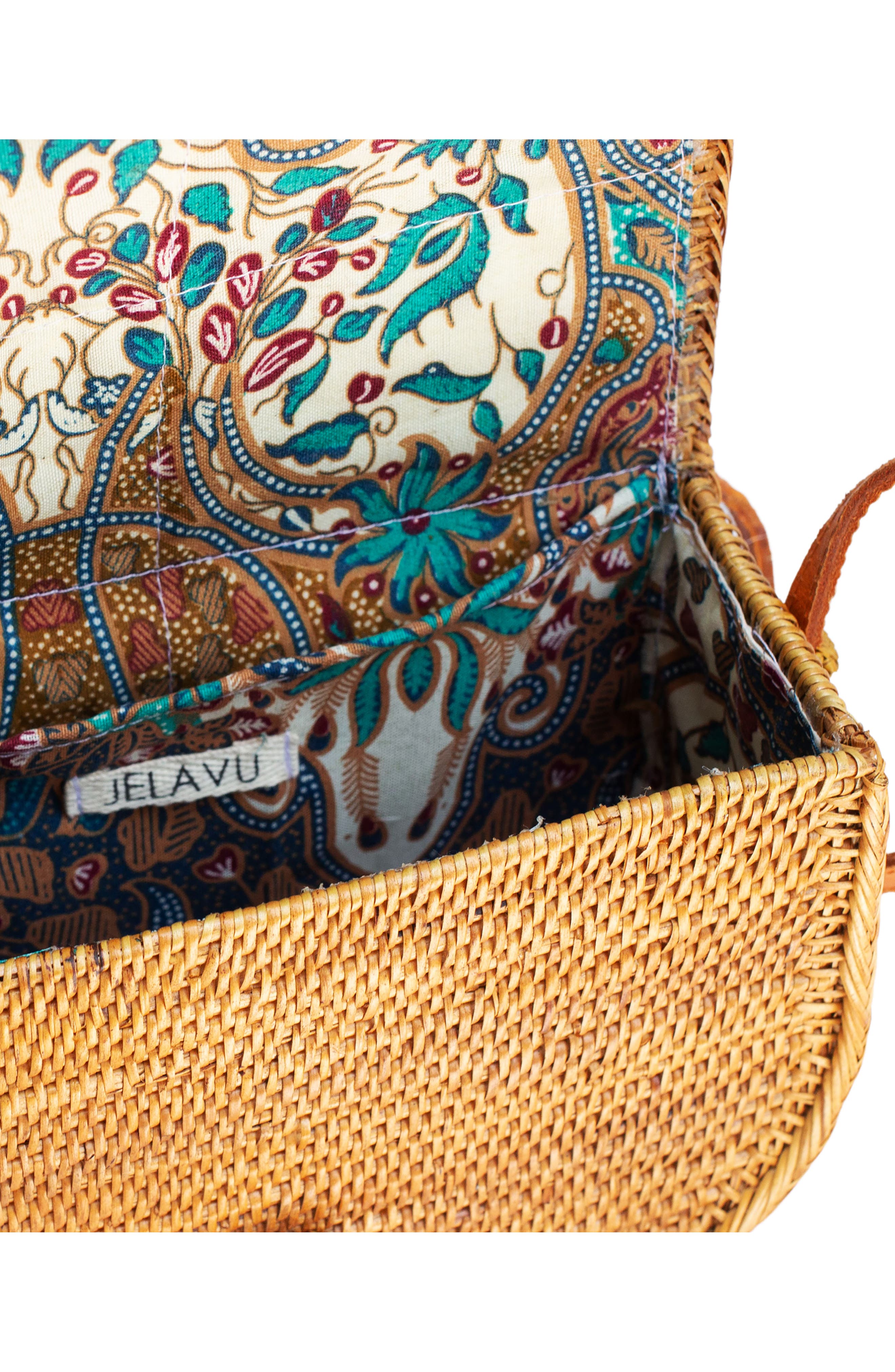 Jelavu Sedna Handwoven Rattan Saddle Bag, Alternate, color, Natural