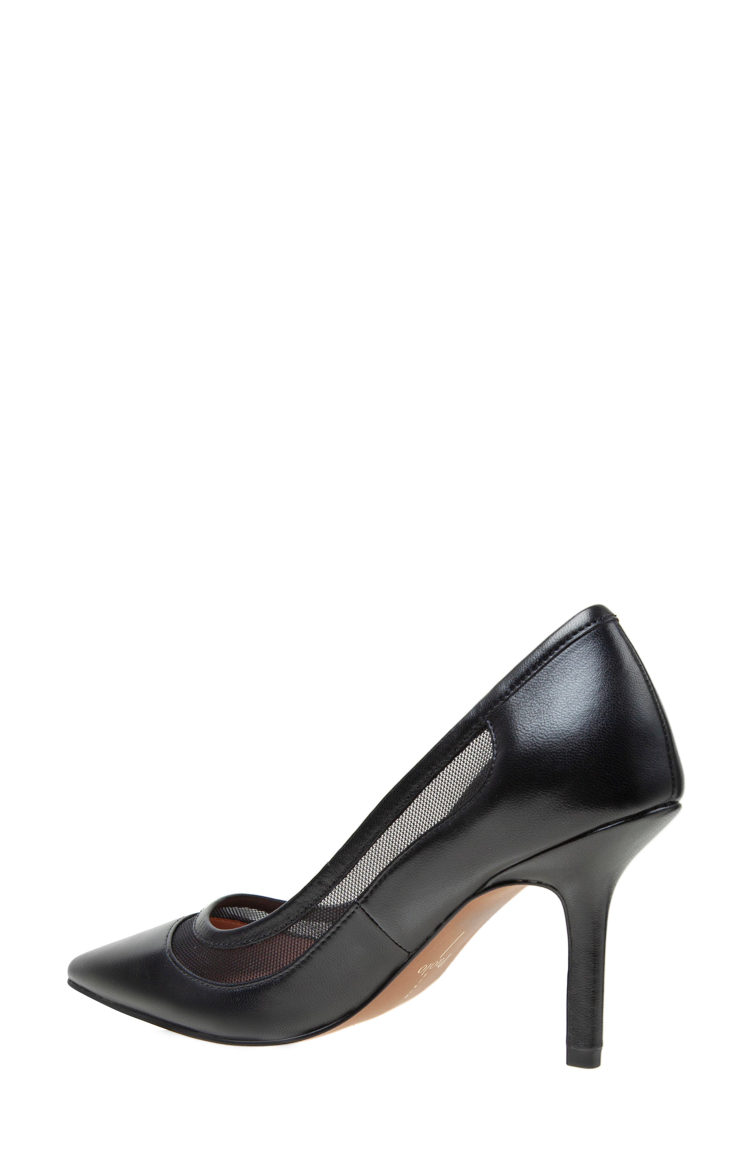 Linea Paolo Perline Pointed Toe Pump, Alternate, color, Black
