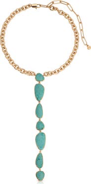 Ettika Majestic Stone Y-Necklace