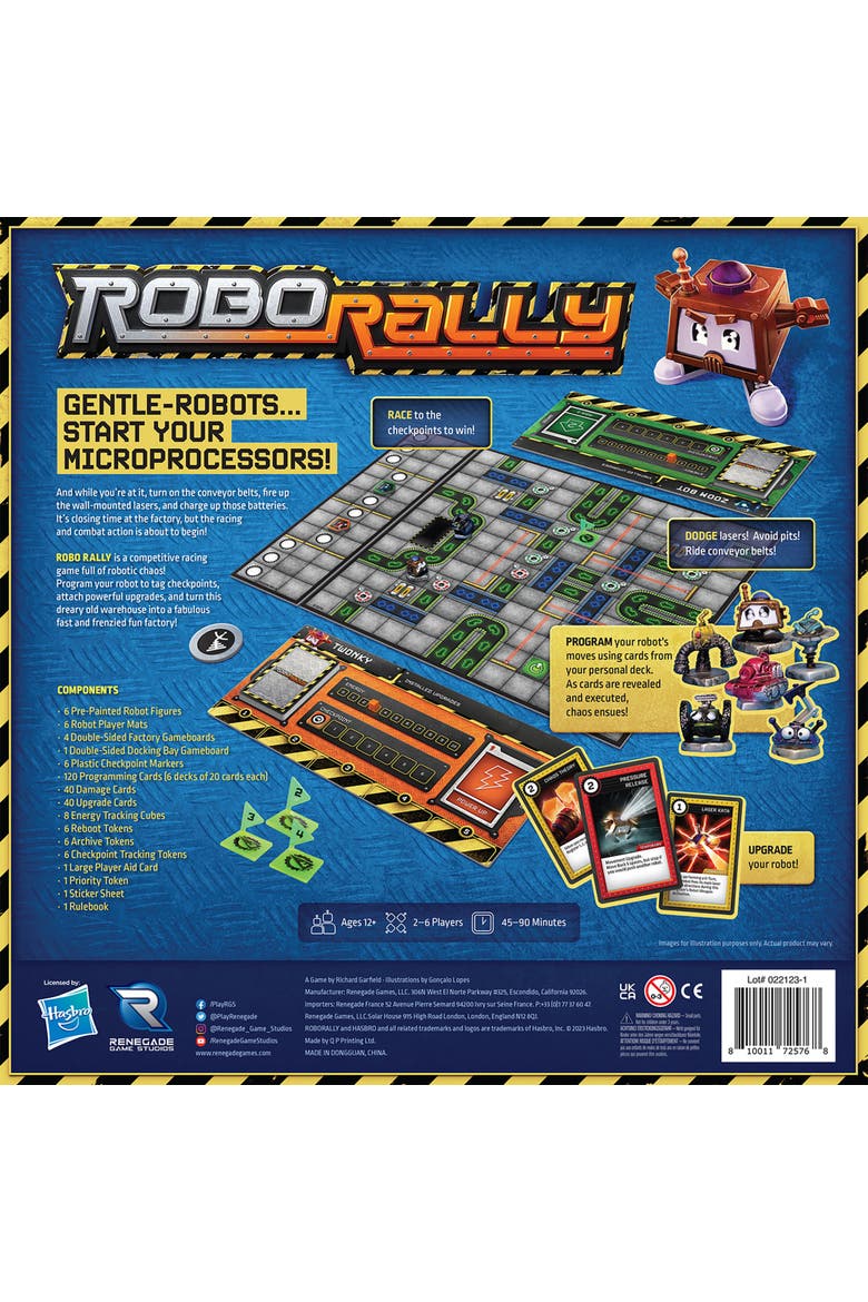Robotic Chaos Racing Game, Alternate, color, Multicolored