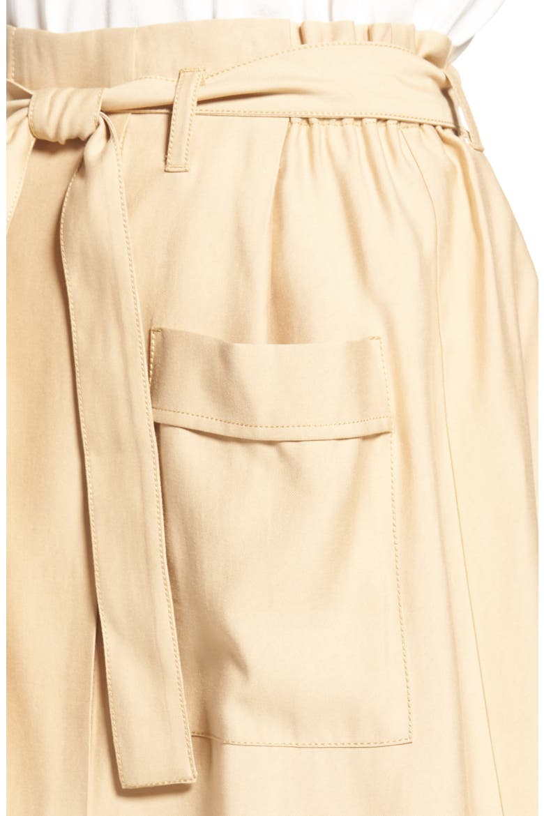 Tyra Belted Skirt, Alternate, color, ROASTED COCONUT