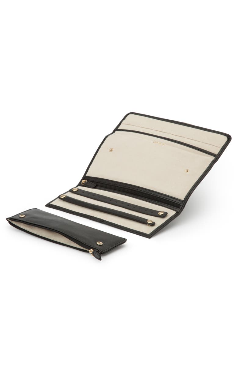 WOLF Palermo Jewelry Roll, Alternate, color, Black Anthracite