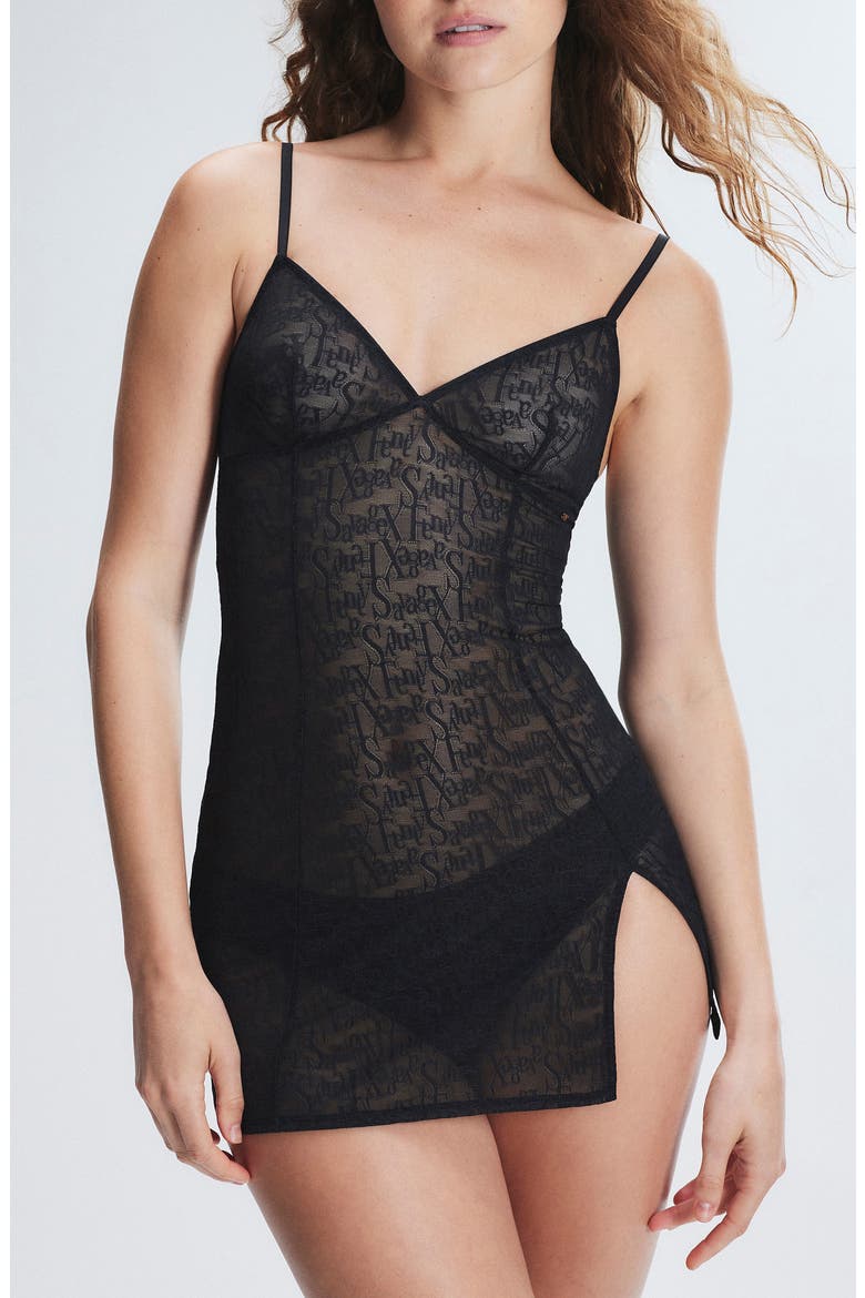 Signature Script Slip, Main, color, BLACK CAVIAR