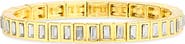 BaubleBar Baguette Crystal Stretch Bracelet