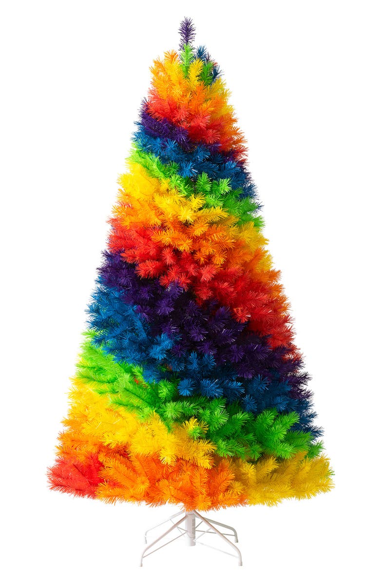 TREETOPIA Artificial Color Burst Rainbow Tree, Main, color, Unlit