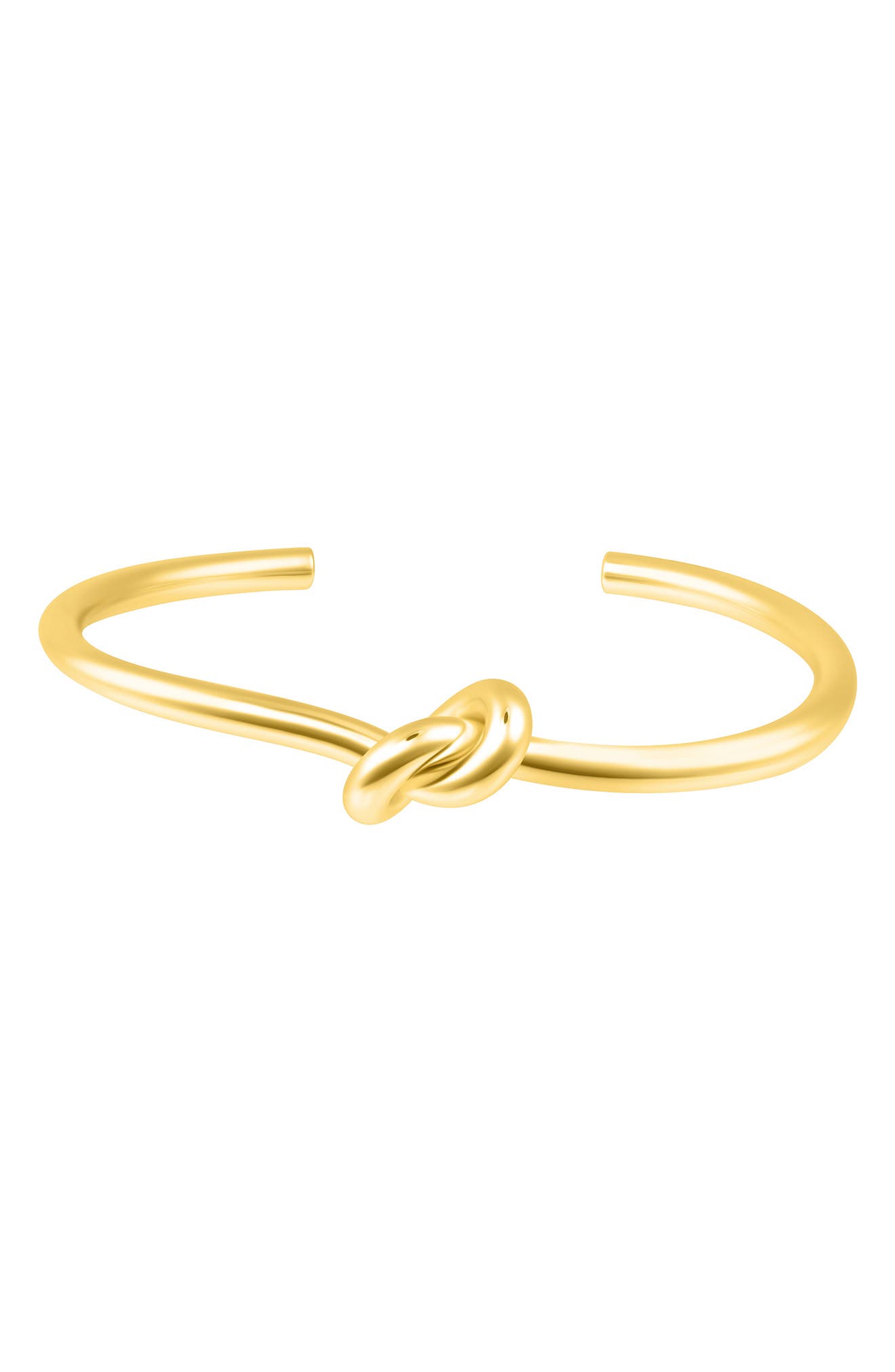 Adornia Plated Knot Cuff Bracelet