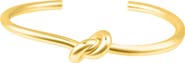 Adornia Plated Knot Cuff Bracelet