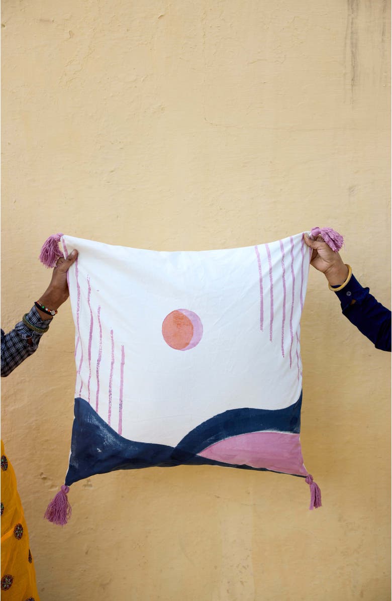 CQC LA Solstice Quilt - Queen with 2 shams, Alternate, color, Purple, Blue