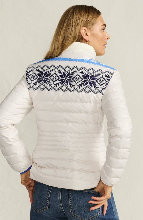 Lands' End Wanderweight Ultralight Packable Down Jacket In White