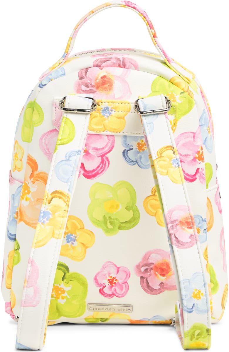 Madden Girl Faux Leather Print Backpack, Alternate, color,