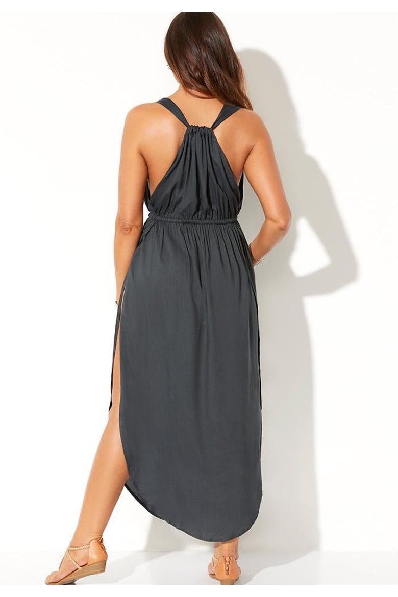 Tenley Surplice Cover Up Maxi Dress, Alternate, color, Anchor