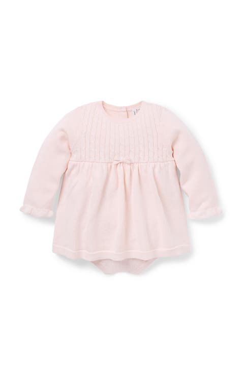 Baby Cable Knit Romper (Infant)