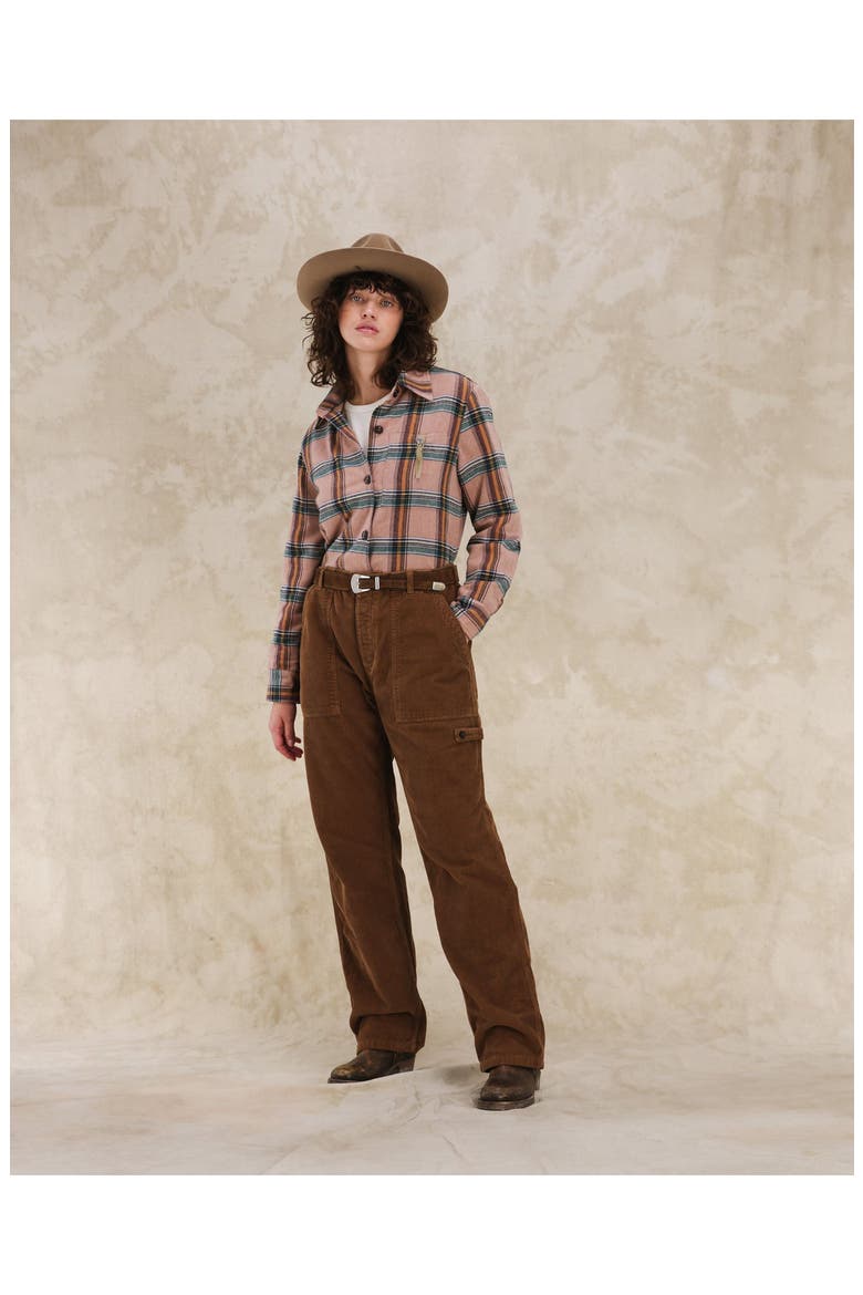 Vintage Corduroy Fatigue Trousers, Alternate, color, Camel