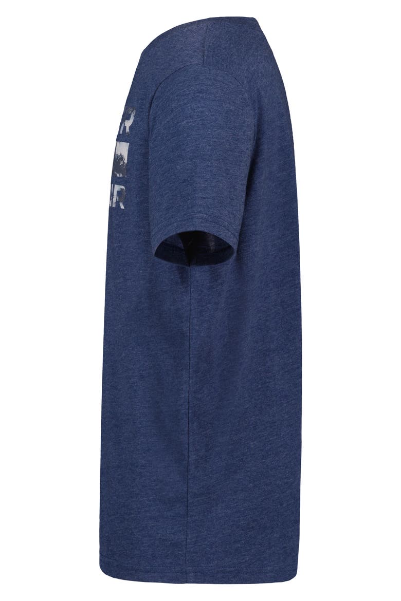 Kids' Stacked Logo Graphic T-Shirt, Alternate, color, BLACKOUT NAVY