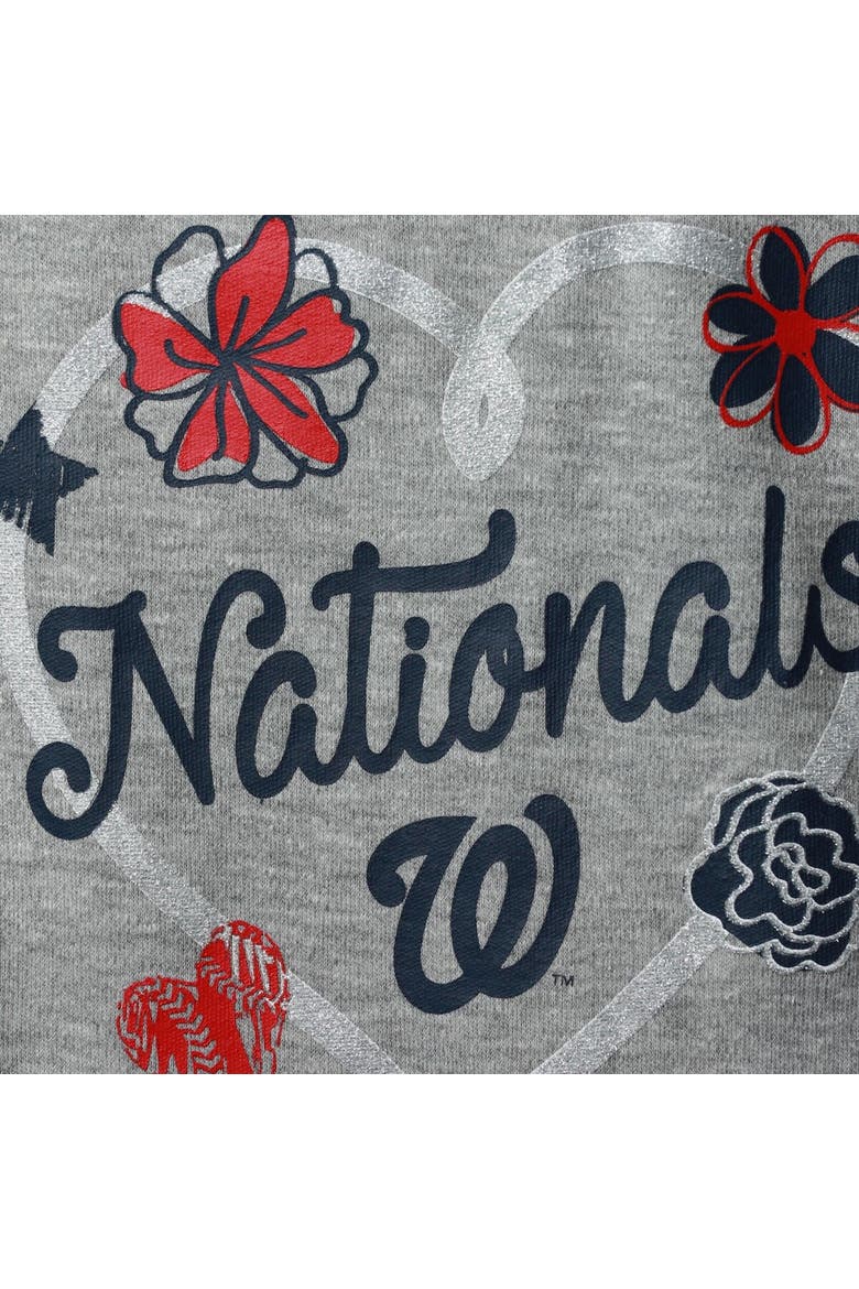 Infant Red/Navy/Gray Washington Nationals Batter Up 3-Pack Bodysuit Set, Alternate, color, Red