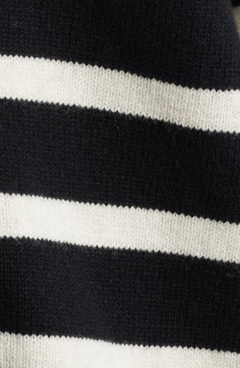 Geneva Stripe Wool & Cashmere Blend Cardigan