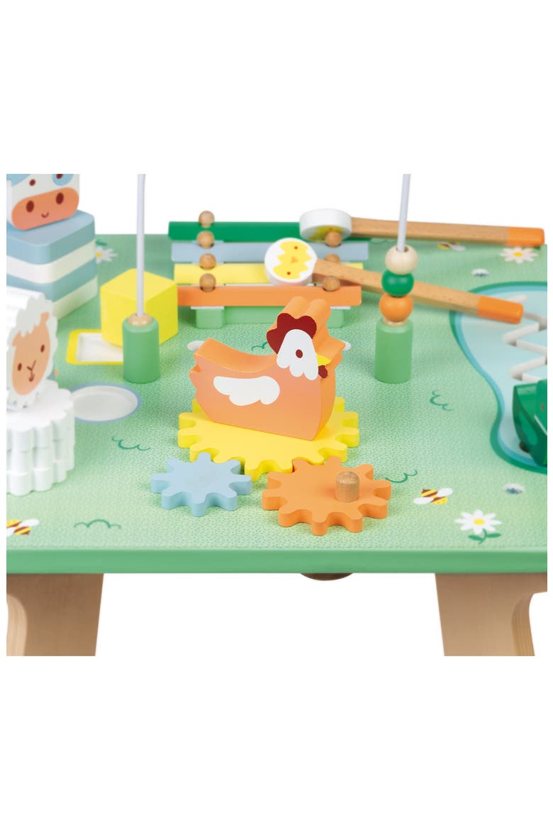 Meadow Wooden Activity Table, Alternate, color, BLUE