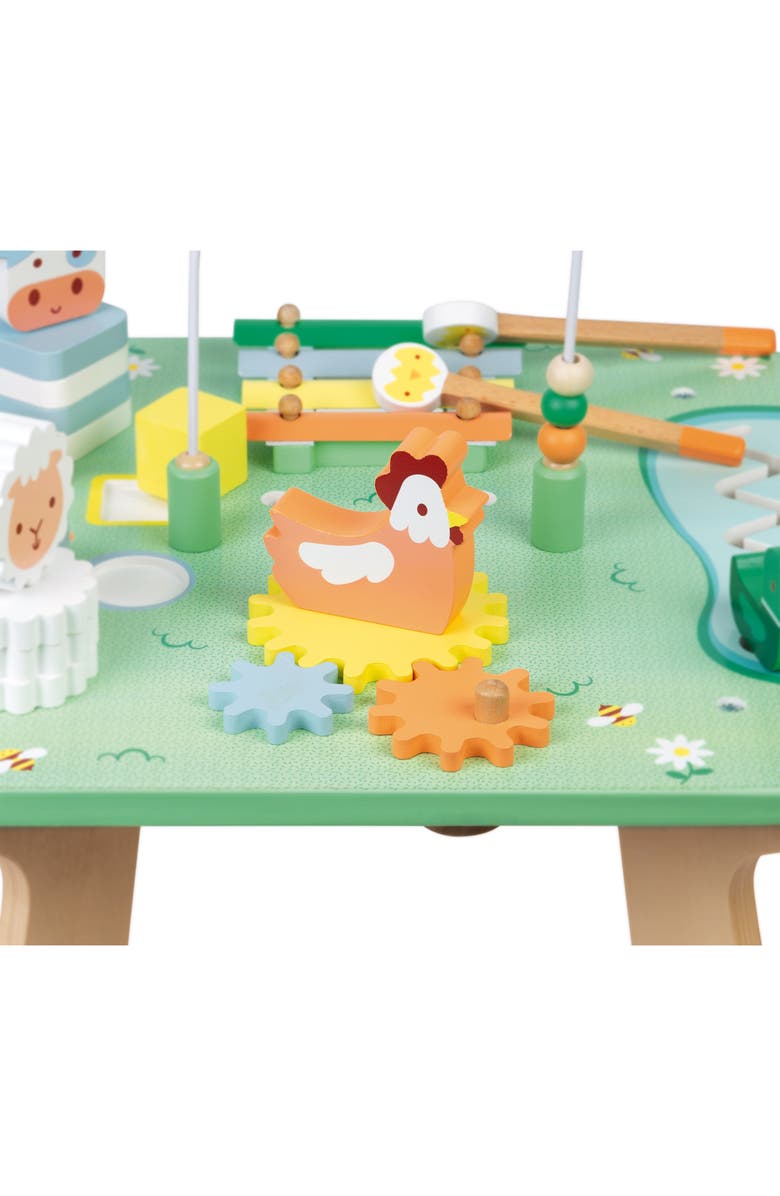 Janod Meadow Wooden Activity Table, Alternate, color, Blue