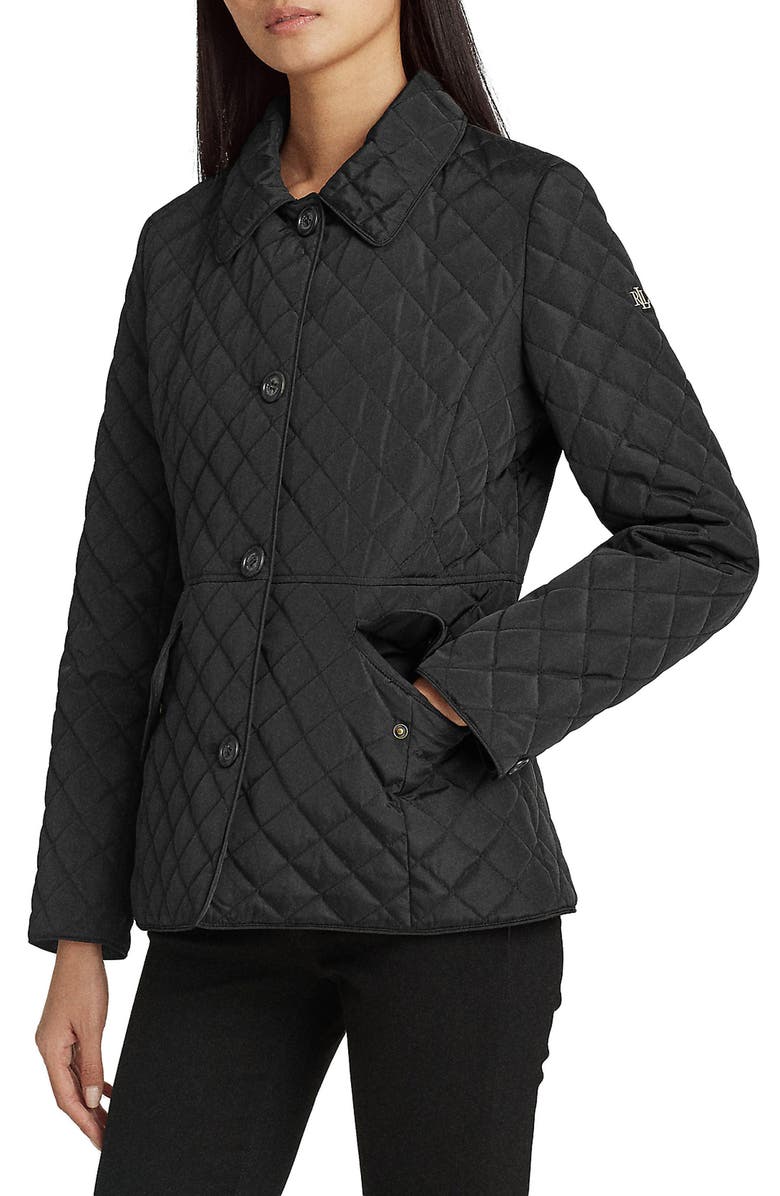 Lauren Ralph Lauren Diamond Quilted Jacket, Alternate, color,