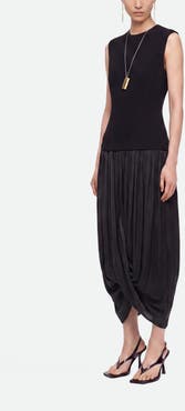 Nocturne Cap Sleeve Bubble Hem Dress