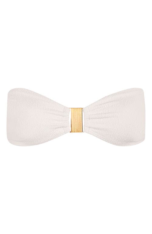 Vix Swimwear Firenze Becky Bandeau Bikini Top In White