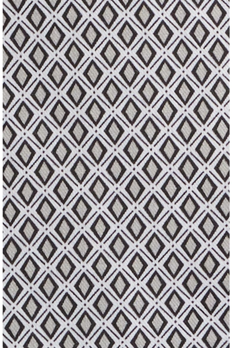 Logan Print Short Sleeve Button-Up Shirt, Alternate, color, GRAY DIAMOND GRID